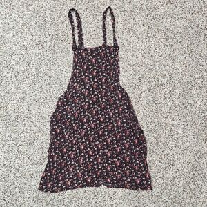 Floral Black and‎ Pink Dress